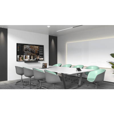 Sistema de Videoconferencia MVC‑S40‑C5U de Yealink para Salas Pequeñas y Medianas con Microsoft Teams Nativo, RoomSensor Inteligente y Control Táctil Avanzado