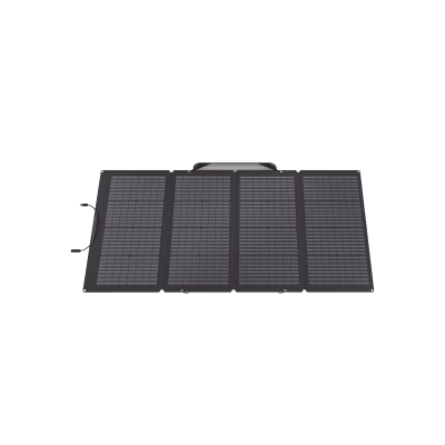 Módulo Solar Bifacial, Portátil y Flexible de 220W Recomendado para Estaciones Portátiles EFD330, EFD350 ó EFD500 / Ajuste de Ángulo / Carga Eficiente / Incluye Cable XT60 a MC4