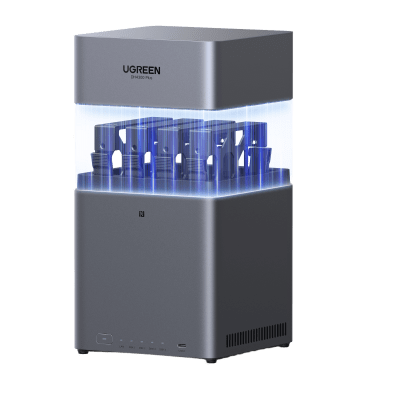 NAS UGREEN NASync DH4300PLUS  / 4 Bahías SATA / Procesador RK3588C 8 GB RAM / 2.5GbE Puerto / HDMI 4K / USB 3.2 Type-C / RAID 0/1/5/6/10 / Acceso Remoto UGREENlink