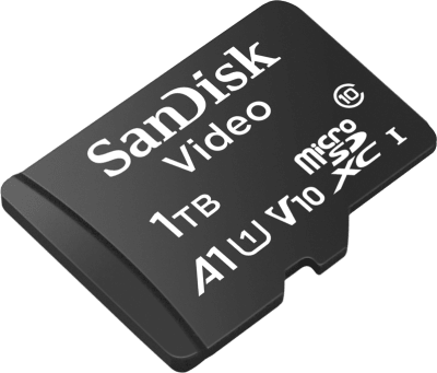 Memoria microSD SanDisk 1TB (1024GB) / Alta Resistencia / Videovigilancia / Clase 10