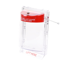Cubierta Protectora Serie Stopper IIÆ De Policarbonato Super Resistente, Montaje Empotrado, Texto En Inglés, Sin Bocina