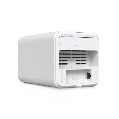 UniFi UNAS-2 – Almacenamiento en Red (NAS) Compacto con 2 Bahías para HDD de 3.5”, Puerto de Red 2.5 GbE, Conectividad USB-C y Adaptador PoE++ Incluido