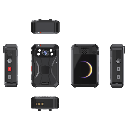Body Camera Portátil / Grabación a 2K / Pantalla 2.4" LCD / IP68 / H.265 / 32 GB de Almacenamiento / GPS / WIFI / 3G y 4G / Fotos de Hasta 40 Megapixel / Micrófono Integrado