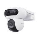 Cámara de Seguridad Dual 4G LTE + WiFi 6 / 4MP + 4MP Dual Lente / 360° Panorámica / Detección IA Humano-Vehiculo / Seguimiento Automático / Almacenamiento MicroSD 512GB + Nube / Resistente a Int