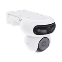 Cámara de Seguridad Dual 4G LTE + WiFi 6 / 4MP + 4MP Dual Lente / 360° Panorámica / Detección IA Humano-Vehiculo / Seguimiento Automático / Almacenamiento MicroSD 512GB + Nube / Resistente a Int