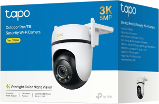 Cámara IP Wi-Fi 5MP / Visión 360º / Protección IP66 / Audio doble vías / Visión Nocturna en color /  Notificación Push
