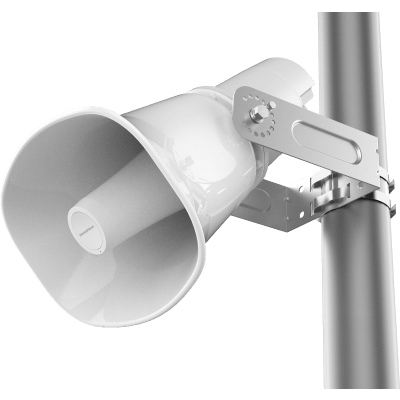 Altavoz Bocina SIP/Multicast Bidireccional / 50W Alta Potencia / IP66 Exterior / 3 Micrófonos con IA / PoE++ / 126 dBA Máximo
