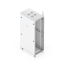 UACC Rack Cabinet 42U (600 × 1000 mm) – Gabinete de Piso Totalmente Ensamblado con Ventiladores Integrados, Paneles Removibles, Ruedas con Seguro y Puerta Frontal de Vidrio Templado