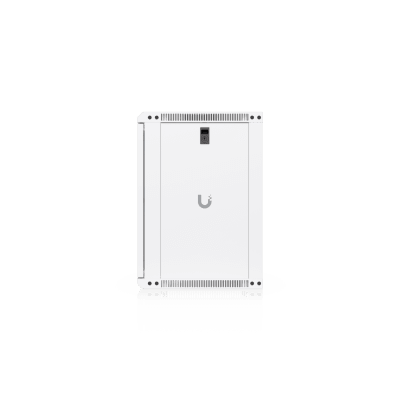 UACC Rack Cabinet 12U (550 x 450 mm) - Gabinete Cerrado para Montaje en Pared con Puerta de Vidrio Templado, Totalmente Ensamblado con Ventiladores Integrados y Paneles Removibles