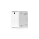 UACC Rack Cabinet 12U (550 x 450 mm) - Gabinete Cerrado para Montaje en Pared con Puerta de Vidrio Templado, Totalmente Ensamblado con Ventiladores Integrados y Paneles Removibles
