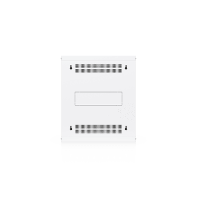 UACC Rack Cabinet 12U (550 x 450 mm) - Gabinete Cerrado para Montaje en Pared con Puerta de Vidrio Templado, Totalmente Ensamblado con Ventiladores Integrados y Paneles Removibles