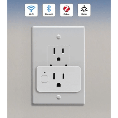 Adaptador PlugIn inalámbrico WIFI/ Nube P2P / Medición de consumo/ Soporta Google y Alexa / 15A
