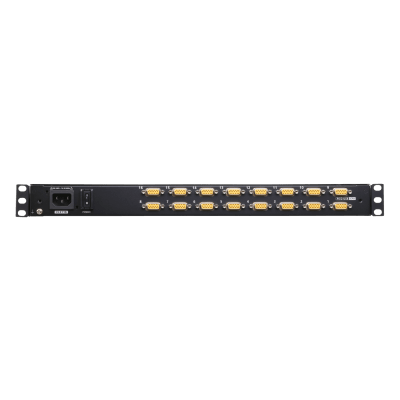 Switch KVM LCD 16 Puertos | Monitor 18.5" LED 1366x768 | Control 256 Computadoras | USB-PS/2 Dual Interface | Touchpad Integrado | Rack 1U