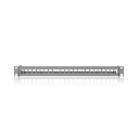 UACC Rack Patch Panel Blank 24 Puertos - Panel Patch Keystone 1U con Barra de Gestión de Cables y Estética Uniforme