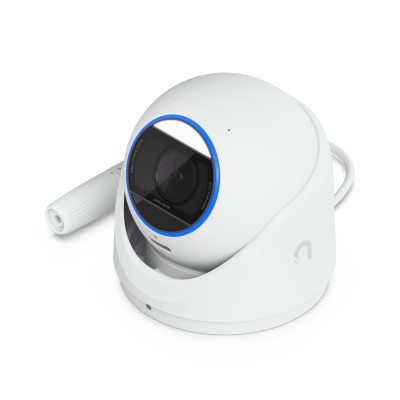 UniFi Protect G6 Pro Turret – Cámara 4K PoE+ Antimanipulación y Todo Clima con Motor de IA Multi-TOPS, Zoom Óptico 2.36× y Sensor CMOS 1/1.2