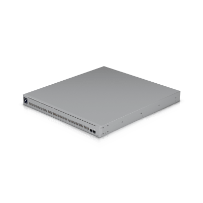 UniFi Switch USW-Pro-XG-24 / Capa 3 / 24 puertos  (16 × 10 GbE, 8 × 2,5 GbE) + 2 puertos SFP28 25 G