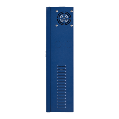 Fuente de poder profesional PoE (Power over Ethernet) de 8 puertos con capacidad total de 360W, diseñada específicamente para sistemas de videovigilancia CCTV y control de acceso.