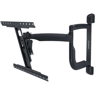 Soporte de Pared Articulado SmartMount para Pantallas 43" a 65"+ / Extensión 30.1" (765mm) / Capacidad 90 lb (41kg) / VESA 200x100 a 600x400mm / Pivote ±90° / Gestión Integrada de Cables