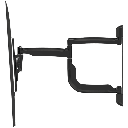 Soporte de Pared Articulado SmartMount para Pantallas 43" a 65"+ / Extensión 30.1" (765mm) / Capacidad 90 lb (41kg) / VESA 200x100 a 600x400mm / Pivote ±90° / Gestión Integrada de Cables
