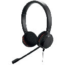 Jabra Evolve 20 DUO con conexión USB C/A, Micrófono con Cancelación de Ruido de Ultima Generación, Configuración Plug and Play (4999-829-269)
