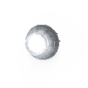 Estrobo Oculto de 12 LED, Rojo/Claro, Bisel Negro, Lente Transparente