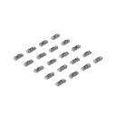 UACC Precision Rack Mount Kit (20 Piezas) – Insertos de Montaje 1UR con Tuercas Jaula Alineadas para Instalaciones de Rack Uniformes