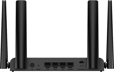 Home Router Inalámbrico Wi-Fi 4 con un Slot para SIM Card 3G / 4G (Detección Automática), Ideal para Zonas Remotas, Rurales o Instalaciones de alarmas / Control de Acceso