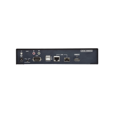 Extensor KVM sobre IP 4K HDMI | 3840x2160 @ 60Hz | Transmisión USB 2.0 | SFP Fiber 1Gbps | PoE IEEE 802.3at | AES 128-bit | Gestión Matrix CCKM