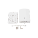 Punto de Acceso Empresarial Wi-Fi 6 / Con diseño para Pared / 3 Puertos Gigabit (1 con Salida PoE) / Doble banda en ( 2.4 y 5 GHz) / Hasta 2.5 Gbps / Gestión desde la Nube / Alimentación PoE af