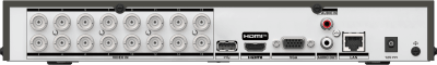 DVR 16 Canales TurboHD + 8 Canales IP / 5 Megapixel Lite - 3K Lite / Audio Bidireccional / ACUSENSE Lite / 1 Bahía de Disco Duro / H.265+ / Salida en Full HD