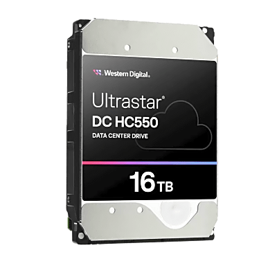 Disco Duro Data Center / 16TB / 7200 RPM / SATA 6 Gb/s / SAS 12 Gb/s / CMR / Helium / HelioSeal / RVS / 2.5M-hour MTBF / 5 Años Garantía