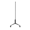 Soporte de Piso para LED / Para AIO 135" DS-D4515CB135-2FQ / Estructura Acero al Carbono / Recubrimiento en Polvo Negro