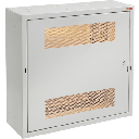 Gabinete Rack Horizontal D-Box 6U / Perfil Bajo 1219 mm x 610 mm x 313 mm / Acero RAL 7035 / Puerta 120° / Retail y Puntos Públicos