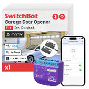 Relay Switch Inteligente Garaje / WiFi + BLE / Control Remoto App / Compatible Matter / Entrada 12-48V CC / Salida 30V 10A / 42 x 36 x 16 mm (1.7 x 1.4 x 0.6 in)