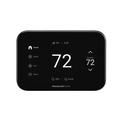 Termostato Inteligente ElitePRO / S1200 Smart Thermostat / Negro / Pantalla 5" / 4H-2C Bomba Calor / 3H-3C Convencional / Control IAQ / Video Doorbell / Redlink+WiFi+Bluetooth+Matter