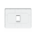 Placa de Pared Horizontal Universal para Keystone de 1 Puerto con Cubierta Pintable, Acabado Personalizable, Paquete con 4 Piezas