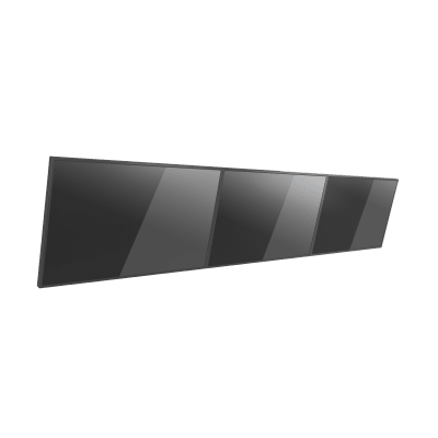 Soporte de Pared para TV / Riel Triple 400T / Capacidad 110 lbs (50 kg) / Compatible 32"-65" / VESA 100x100-600x400 mm / Ajuste Ángulo 5°-15° / Montaje Profesional