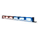 Barra de luz 29¨6 módulos Rojo/Azul 96 Leds para Pick up / Tumbaburros Análoga