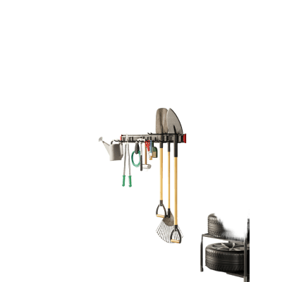Estante de Almacenamiento de Pared Versátil de Alta Resistencia (en 3 Placas de Pared)