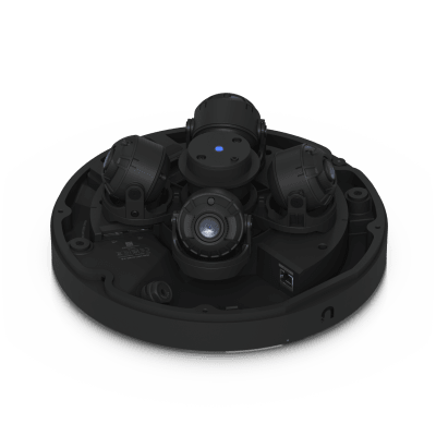 Cámara Multisensor AI de 32 MP con 4 Lentes Ajustables, Zoom Óptico 2.33×, Cobertura IR 360°, Motor AI Multi-TOPS y Alimentación PoE++ para Monitoreo de Amplia Cobertura