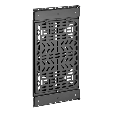Montaje Deslizante de Almacenamiento AV | Capacidad de Carga 10 kg (22 lbs) | Rango de Deslizamiento 300 mm | Fabricado en Acero | Sistema de Sujeción Quick-Release sin Herramientas
