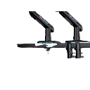 Soporte Mecánico Gaming NB F5 | Monitores de 32" a 60" | Vesa 75 x 75, 100 x 100 | Carga 2-20 kg | Iluminación RGB | Sistema de Resorte de Alta Precisión
