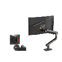 Soporte Mecánico Gaming NB F5 | Monitores de 32" a 60" | Vesa 75 x 75, 100 x 100 | Carga 2-20 kg | Iluminación RGB | Sistema de Resorte de Alta Precisión