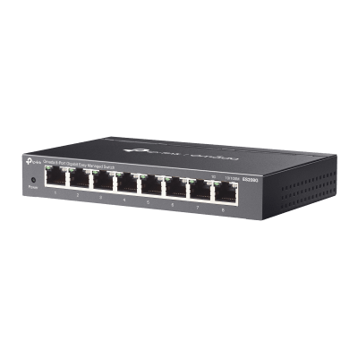 Switch Gestionado Easy Managed 8 Puertos Gigabit / 16 Gbps Capacidad / 11.9 Mpps Forwarding Rate / SDN Omada / VLAN 802.1Q / QoS / Gestión Cloud / Sin Ventilador