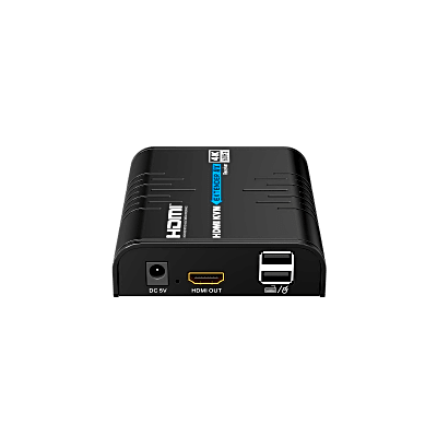 Extensor KVM HDMI 4K a 60 Hz | Transmisión hasta 120 mts con CAT6 | Resolución 4096x2160@60Hz | Ancho de Banda 18Gbps | HDCP1.4 y HDCP2.2 | Latencia 120~170ms | Conexión 1:1, 1:N, N:1, N:N | Solo Receptor