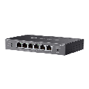 Switch Omada 6 Puertos Gigabit / 4 Puertos PoE+ 65W / Gestión Cloud SDN / Sin Ventiladores / QoS / VLAN / IGMP Snooping / 250 m PoE
