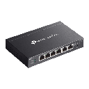 Switch Omada 6 Puertos Gigabit / 4 Puertos PoE+ 65W / Gestión Cloud SDN / Sin Ventiladores / QoS / VLAN / IGMP Snooping / 250 m PoE
