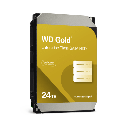 Disco Duro Empresarial WD Gold / SATA 6 Gb/s / 24 TB / 7200 RPM / Tecnología HelioSeal / ArmorCache / 5 Años Garantía / 2.5M Horas MTBF
