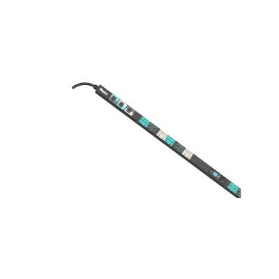 PDU Inteligente Monitoreable EL2P para Distribución de Energía, Enchufe de Entrada IEC 60309 3P+N+E 6h 32A/30A (IP44), 24 Salidas C13/C15 y 24 C13/C15/C19/C21, de Instalación Vertical, 240 Vca, 30/32 Amp