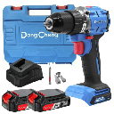 Rotomartillo / Taladro Inalámbrico de 20V sin Carbones, Broquero de 1/2", incluye 2 Baterías de 2.0 Ah, Cargador y Maletín